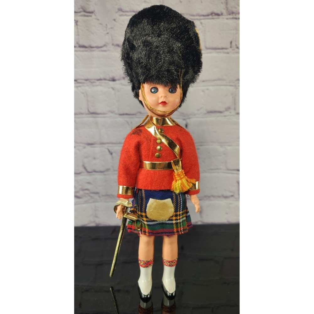 Vintage English Soldier Military Collectible Figurine Doll England
